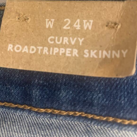 Madewell Curvy Jeans 20W Blue Roadtripper Skinny High Rise Stretch NEW Womens - Picture 8 of 11
